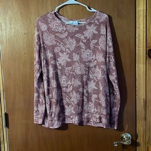Pink ling sleeve shirt